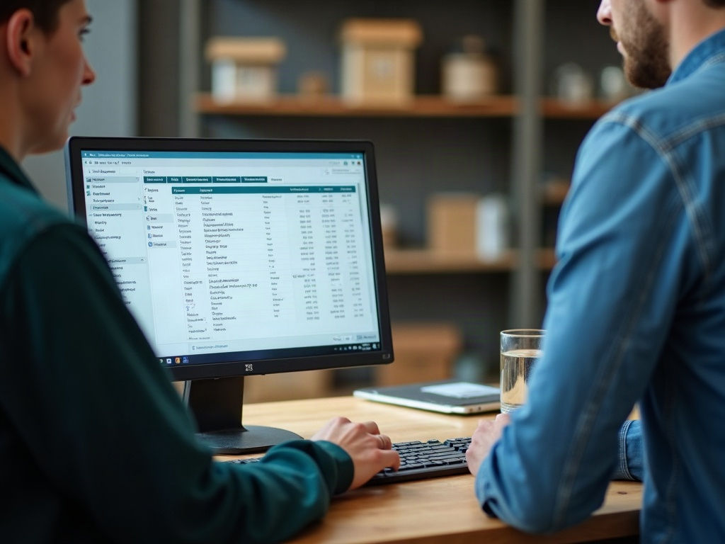Buchhaltungssoftware zeigt automatisch ausgelesene Rechnungspositionen
